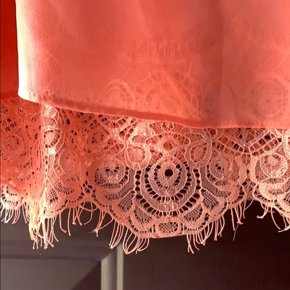 Chiffon Tank with Lace Detail - Picture 3 of 3